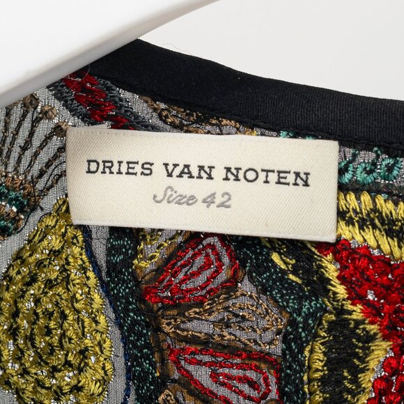 Dries Van Noten SS/15 Runway Multicolour Beaded Sleeveless Hi-Lo Top - Picture 9 of 11